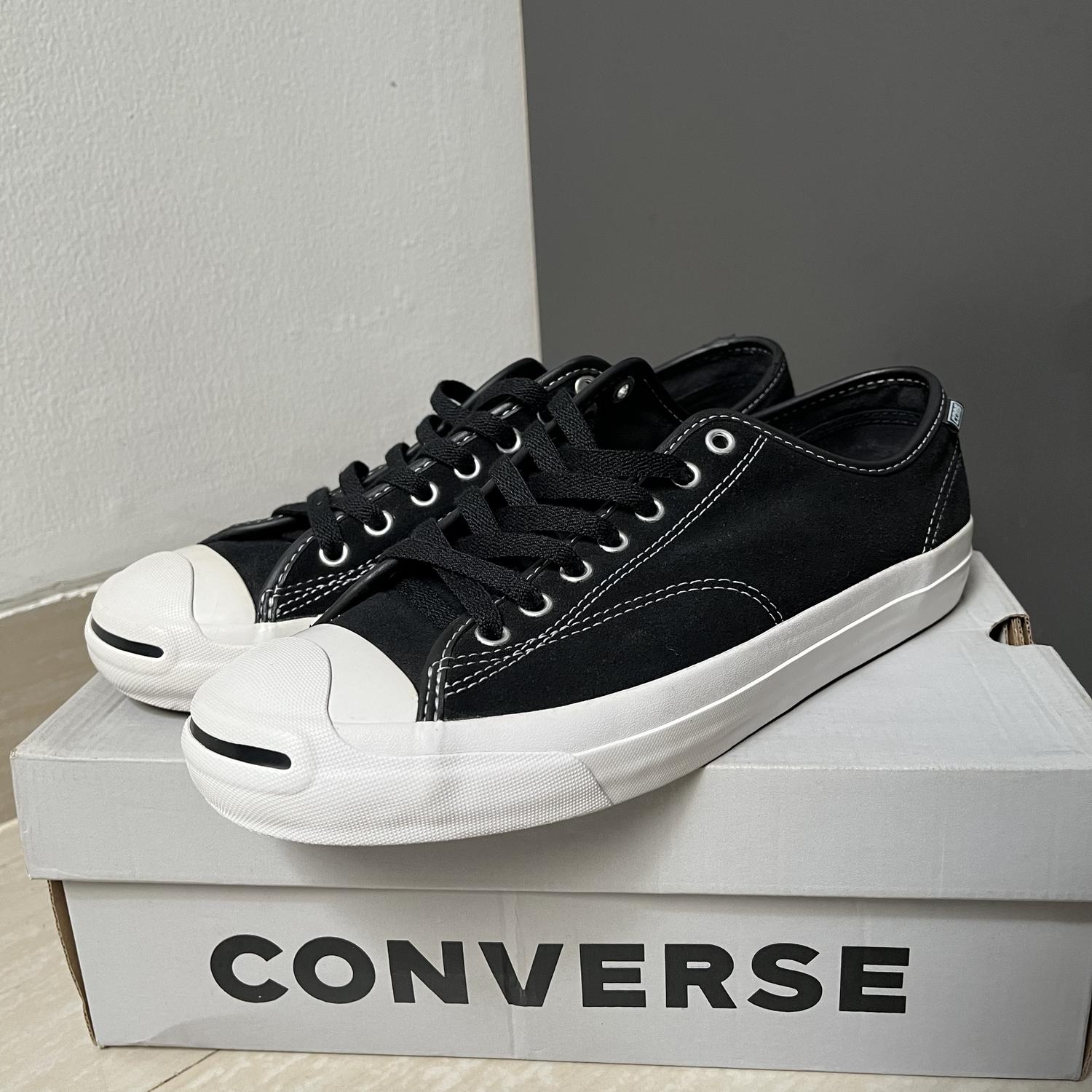 Purcell Pro All Black Jack Purcell Sepatu Converse Converse Low