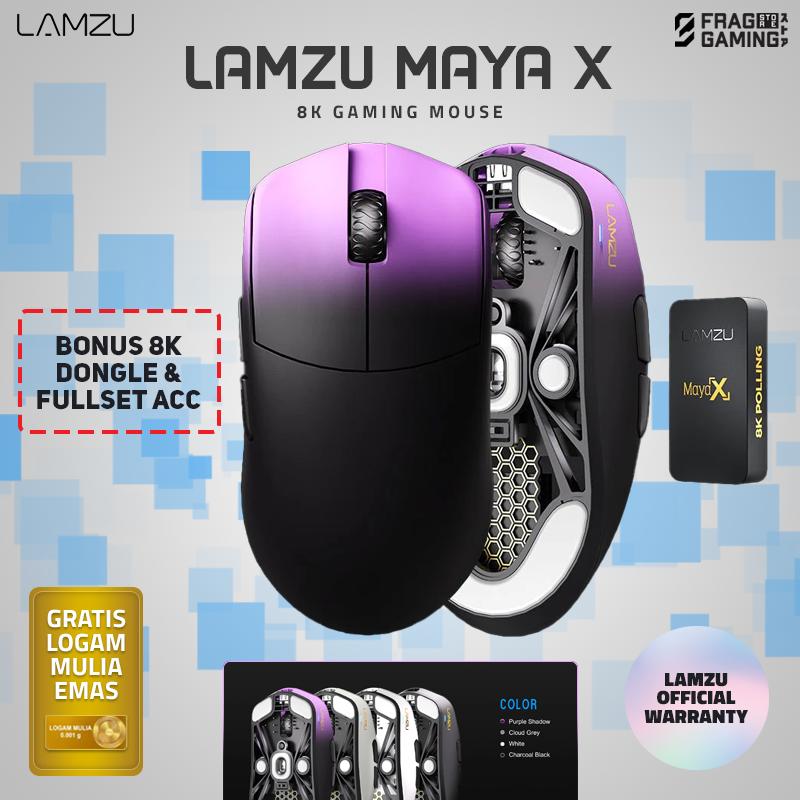 ほぼ未使用】Lamzu MAYA X purple shadow ドングル付属 ほぼ新品