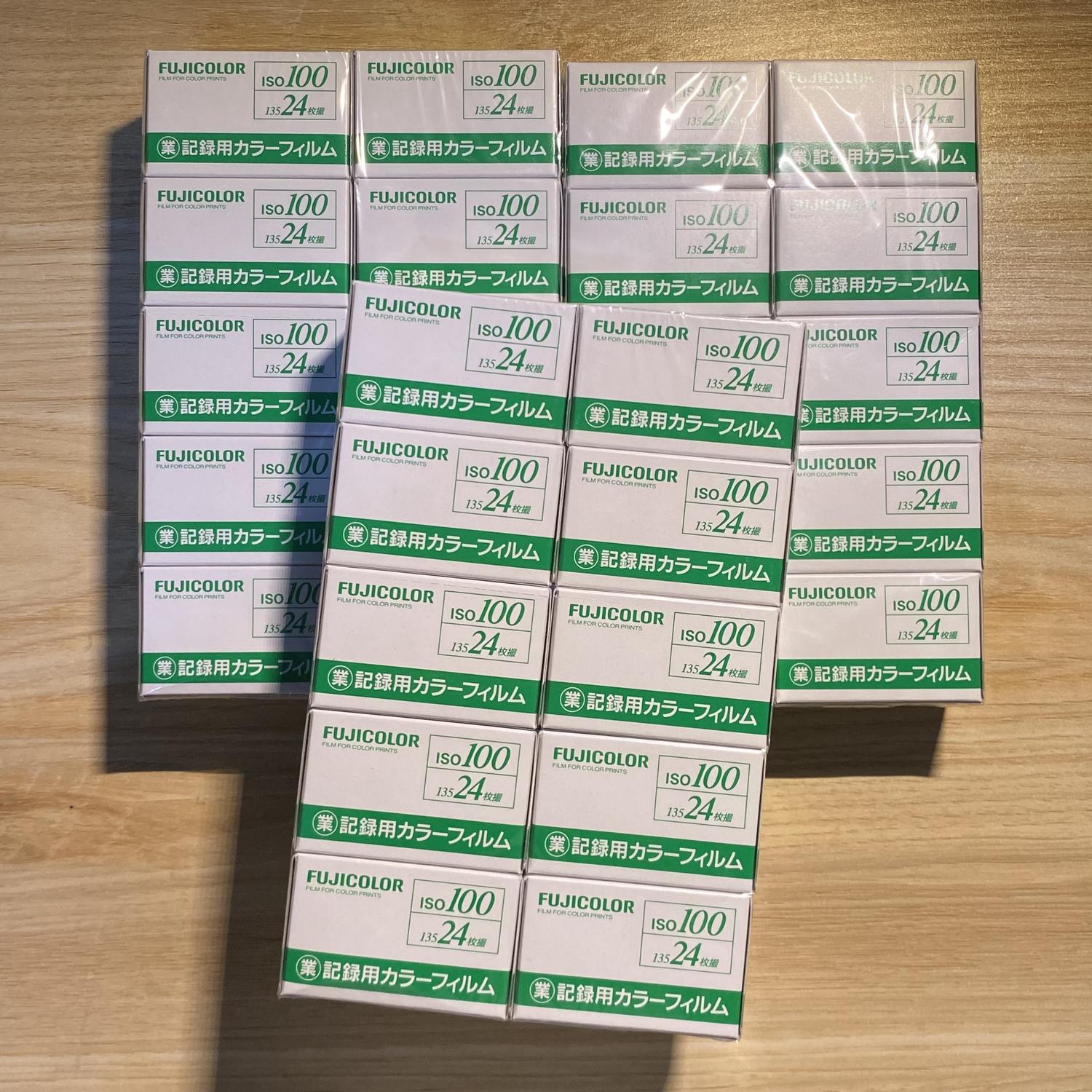 フジカラー 記録用カラーフィルム期限切れ ISO100 12枚撮×10個