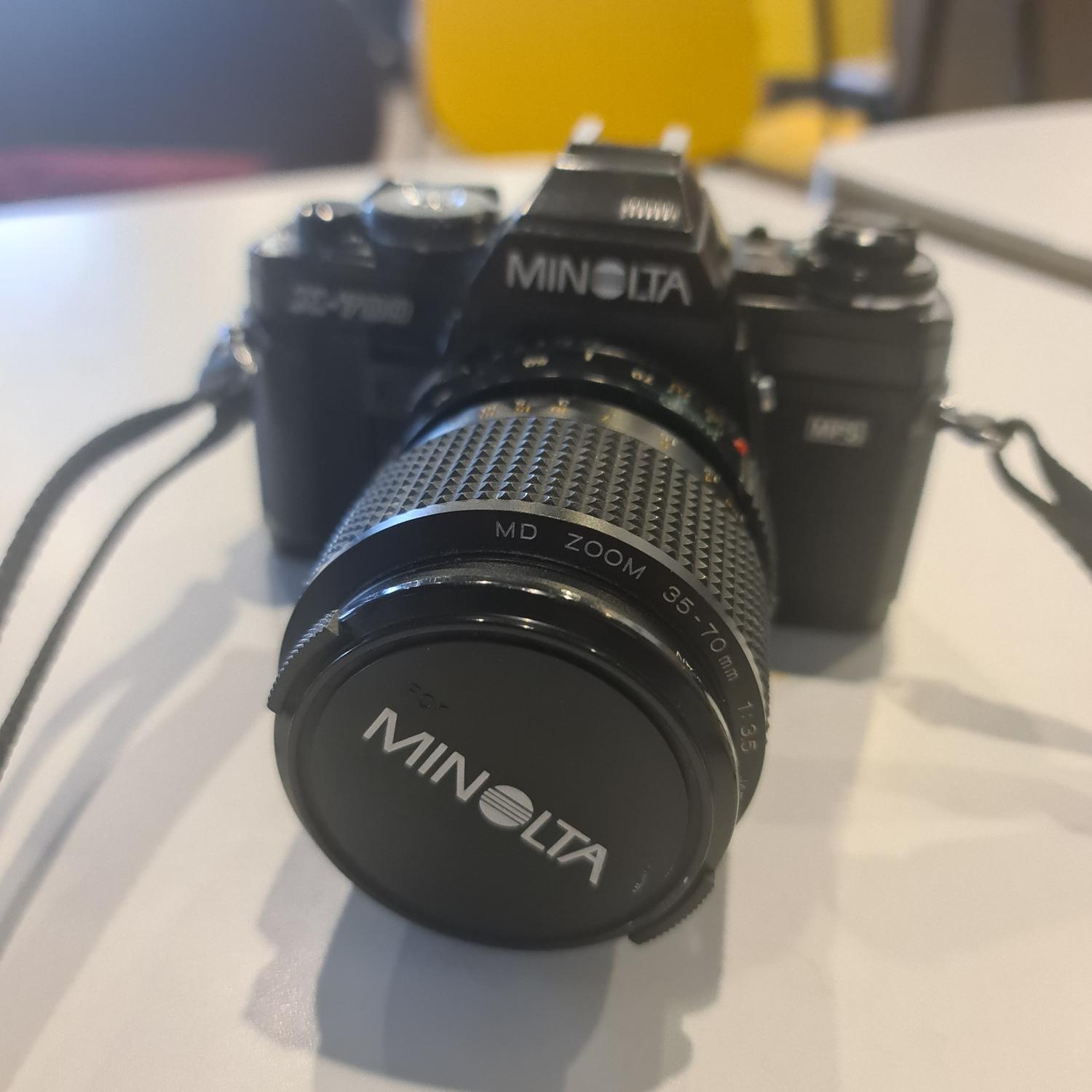 Minolta X-700 黒銀2台 動作品 MD28mm 35-70mm付