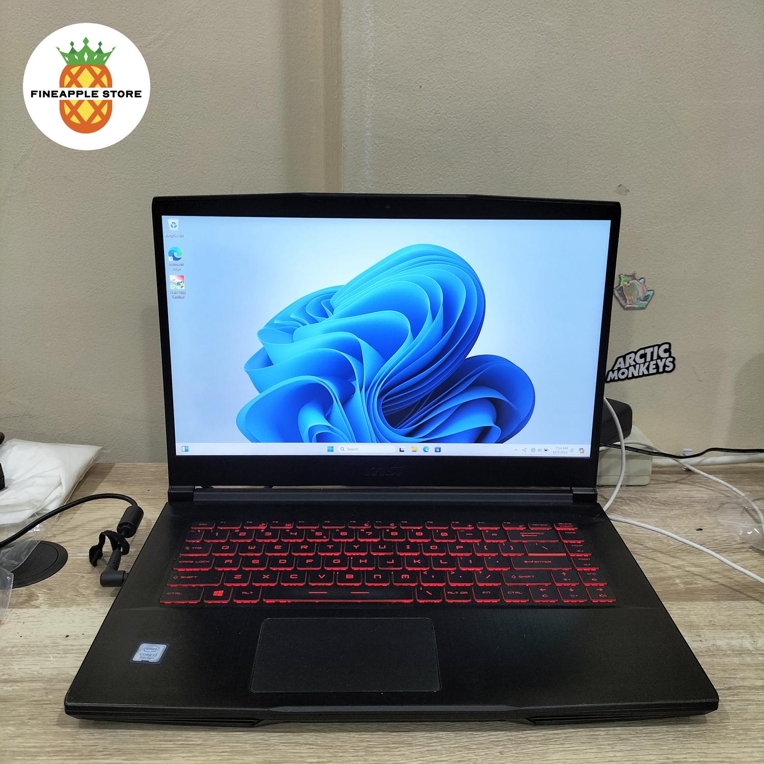 ゲーミングノート MSI i7 9750H 16G 1TB GTX1650（ASUS、「GeForce RTX 