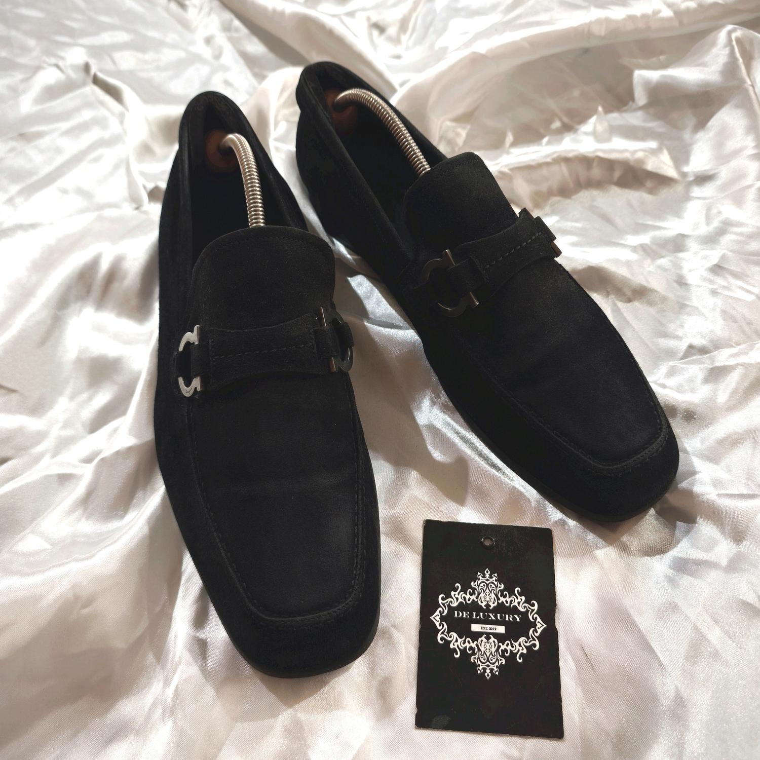 Salvatore Ferragamo / ローファー/US7/BLK/MS 06923 Salvatore Ferragamo◇ローファー/US7/BLK/MS 06923