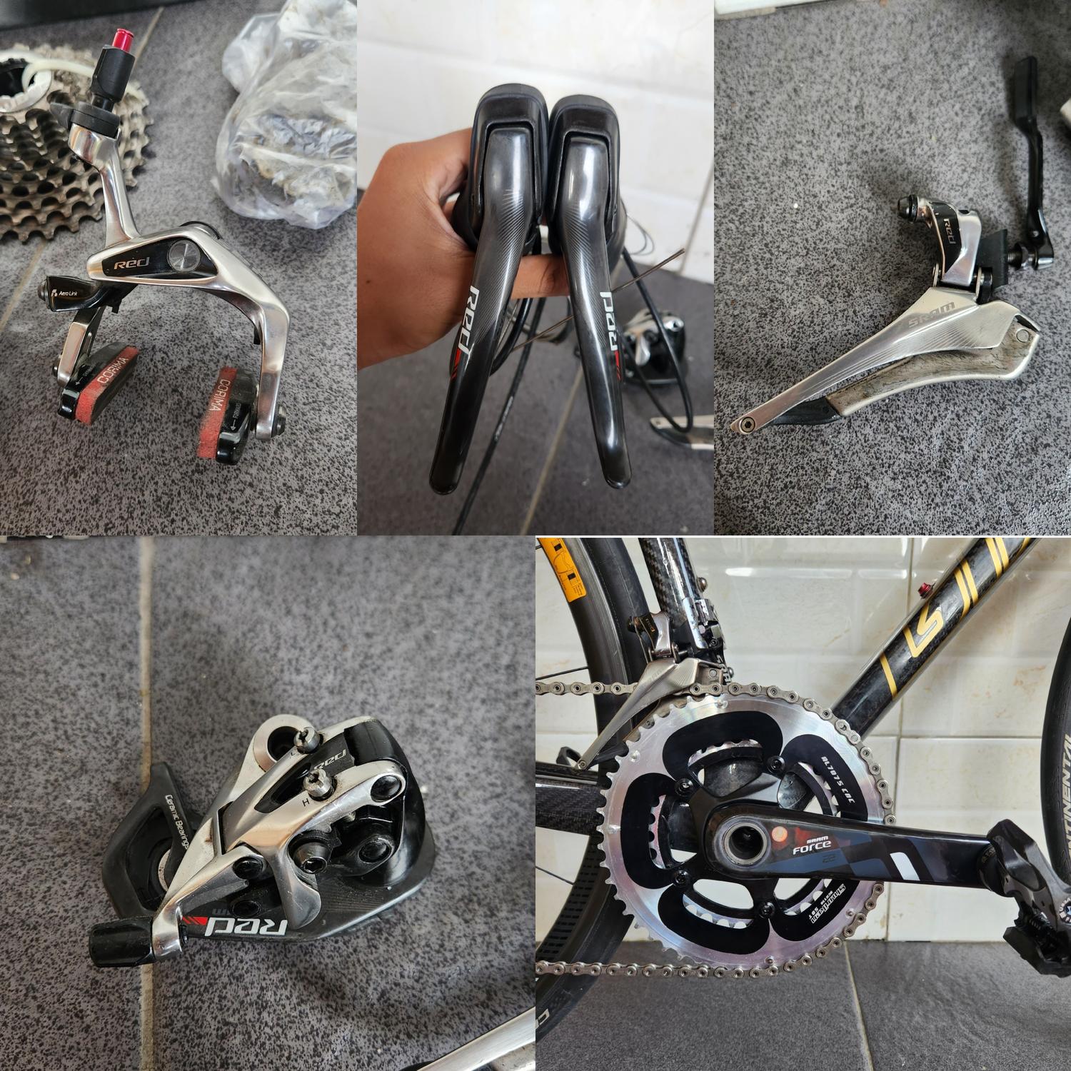 SRAM Red AXS Crank Set 1x Aero 50T スラム SRAM RED 1 DUB Crank