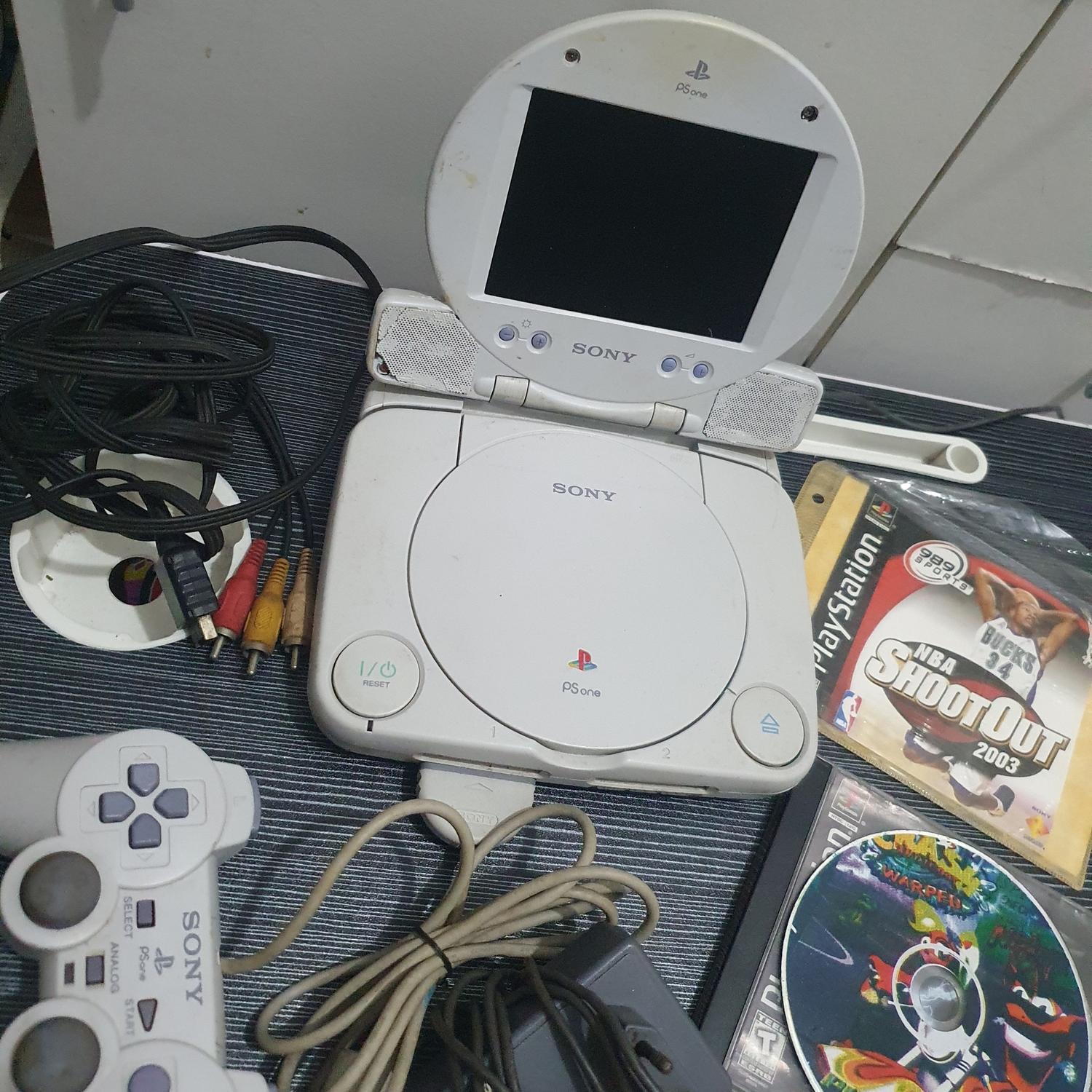 PSone SCPH-100 SCPH-130 COMBO PSモニター D52（Jual Ps One Lcd 