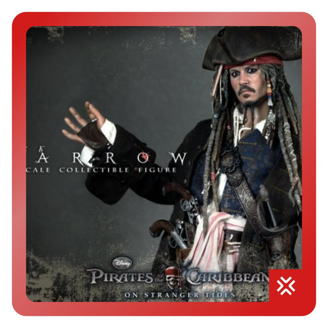 ホットトイズ DXO6 ジャックスパロウ 1/6TH SCALE Jack Sparrow Sixth