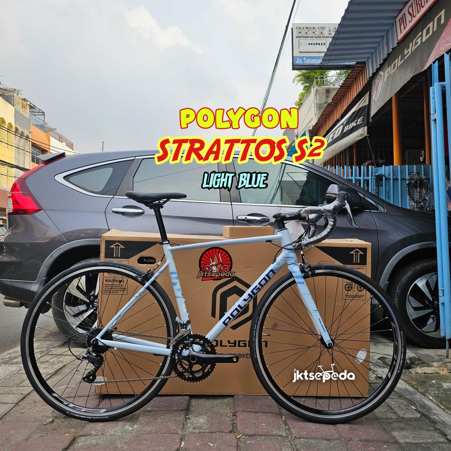 Sepeda Roadbike Polygon Polygon Strattos S2 2019 Review Upgrade