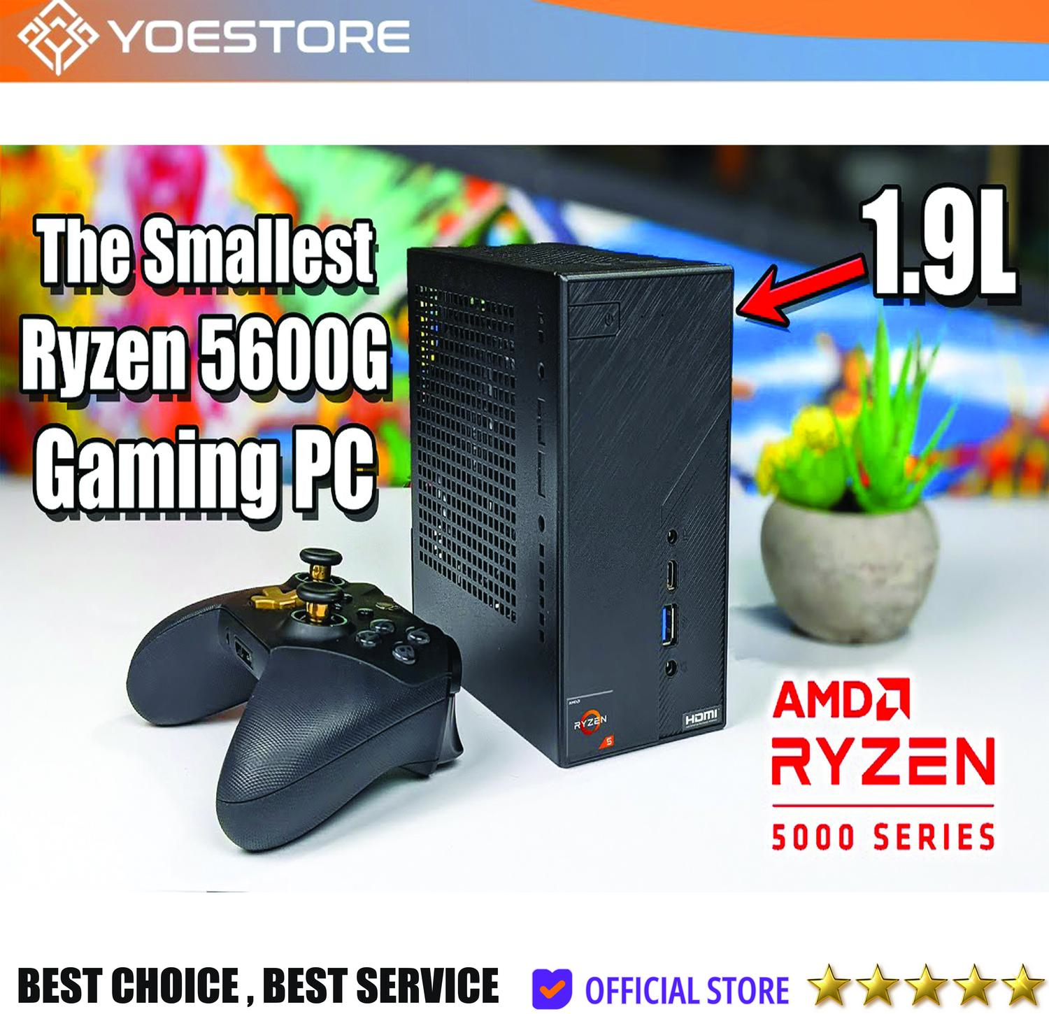 小型自作PC ASRock DeskMini X300/Ryzen5 5600G