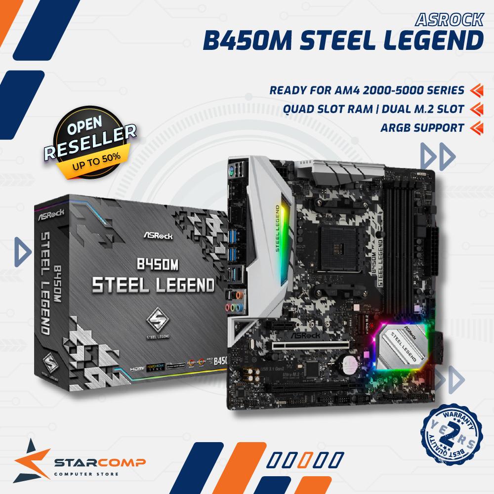 B450m Asrock B450 Steel Legend Vrm Buy ASRock B450 Steel Legend