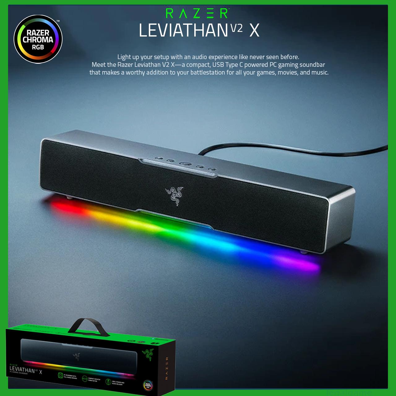 Razer LEVIATHAN V2 X ピカチュウエディション スピーカー 新品、未開封】Razer Leviathan V2 X ピカチュウエディション