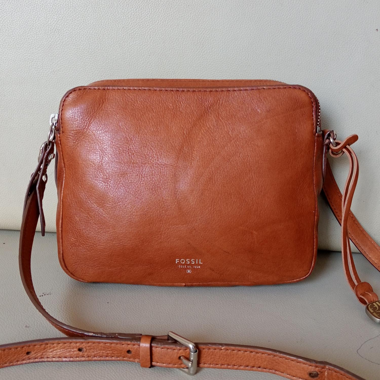 Leather Sac Billie Fossil Fossil Bryce Small Crossbody Leather Bag
