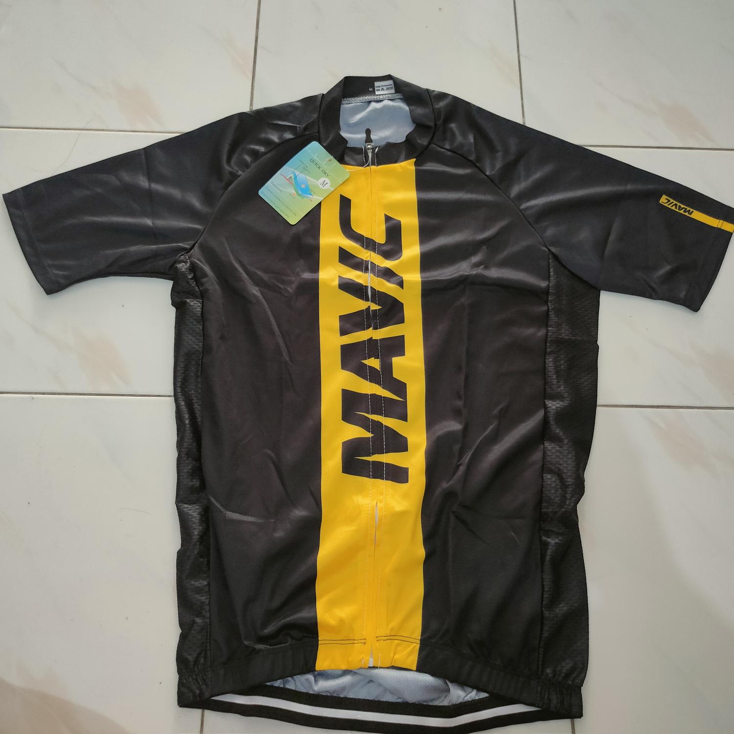 MAVIC サイクルジャージL 黒/黄 MAVIC サイクルジャージL 黒/黄