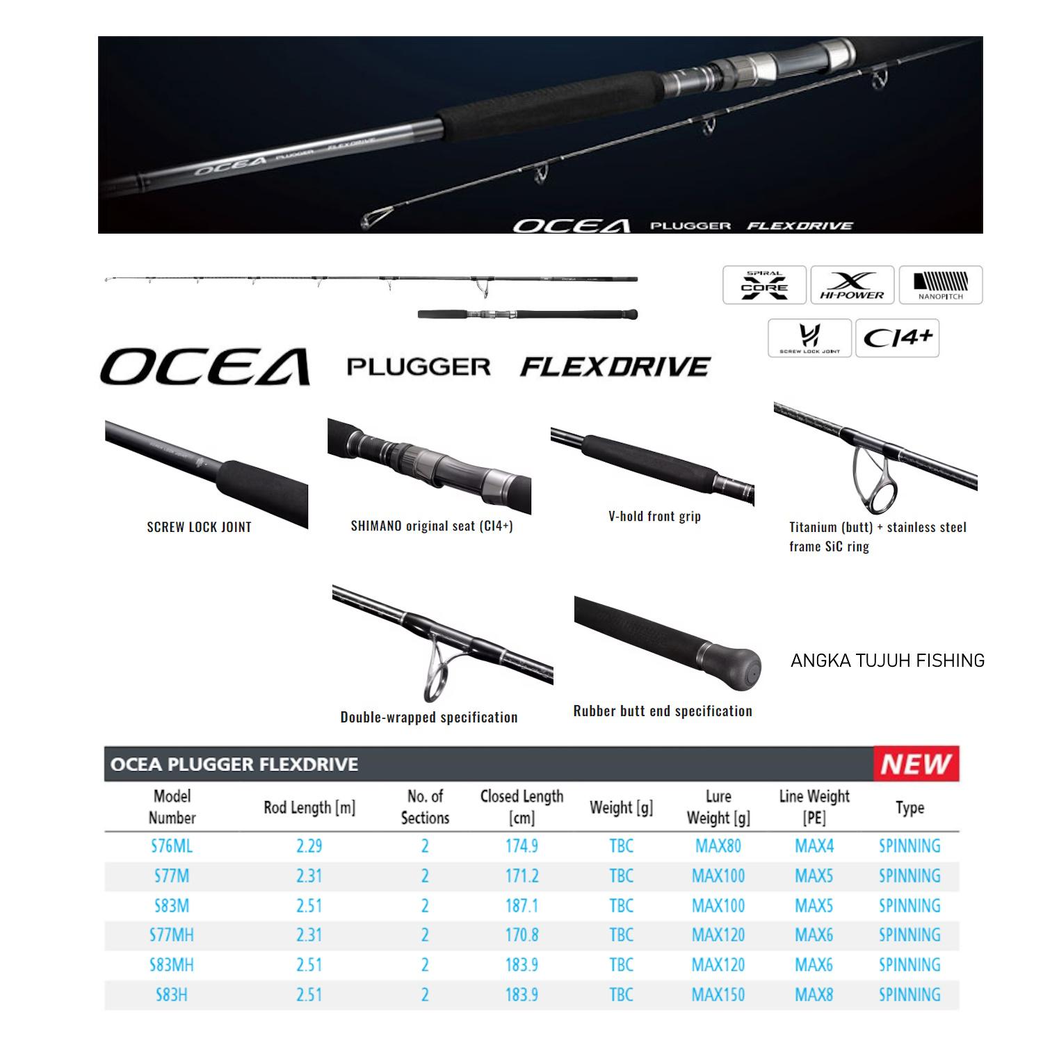 良品】シマノ OCEA PLUGGER FULL THROTTLE S83H Jual Ocea 良品】シマノ OCEA PLUGGER FULL THROTTLE S83H Jual Ocea