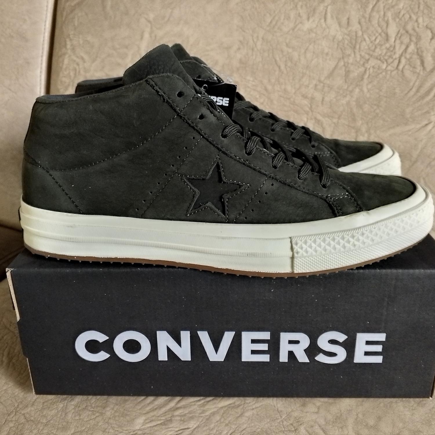 HOT Converse One Star Leather High Top Converse One Star