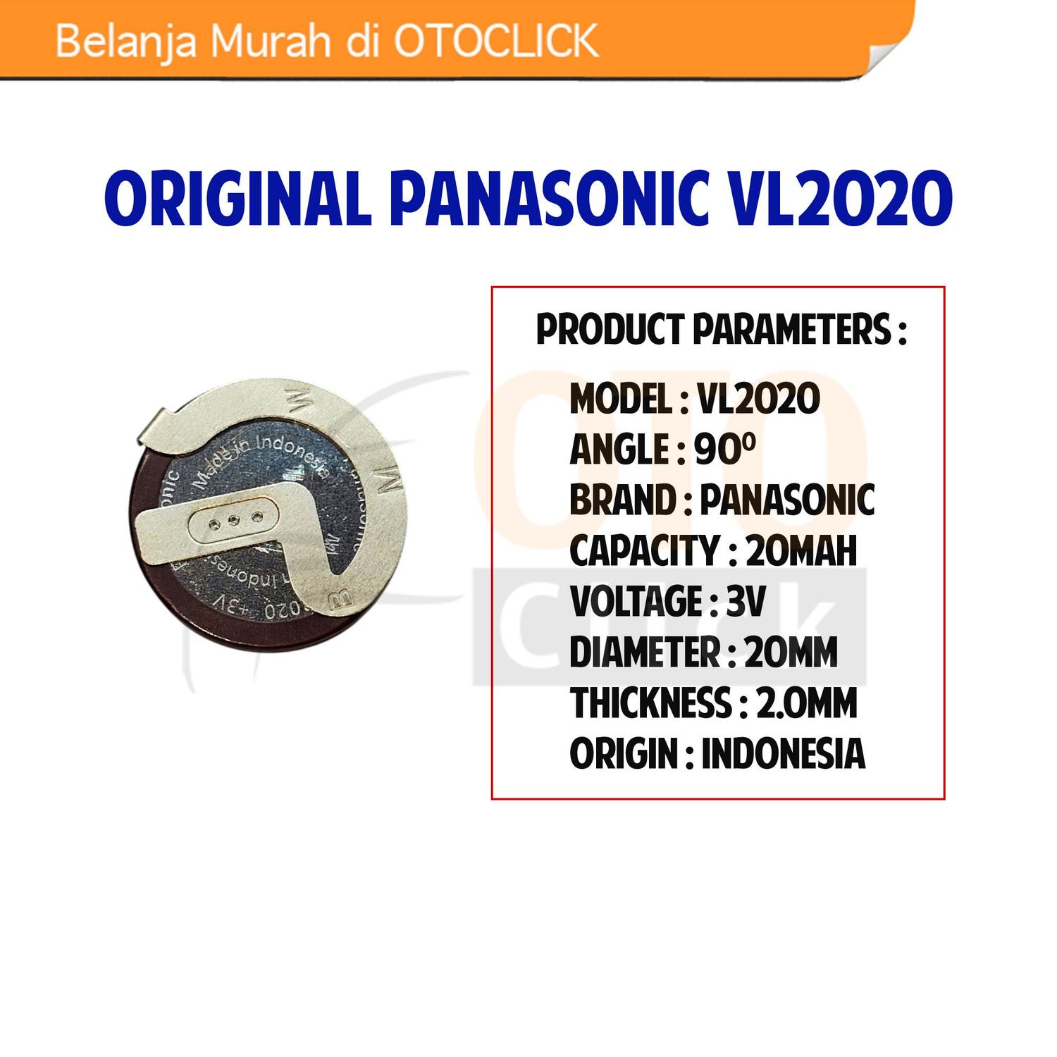 Batteria A Bottone VL2020 - Nuova, Alta Qualit&agrave;, Sostituzione Per Dispositivi Elettronici