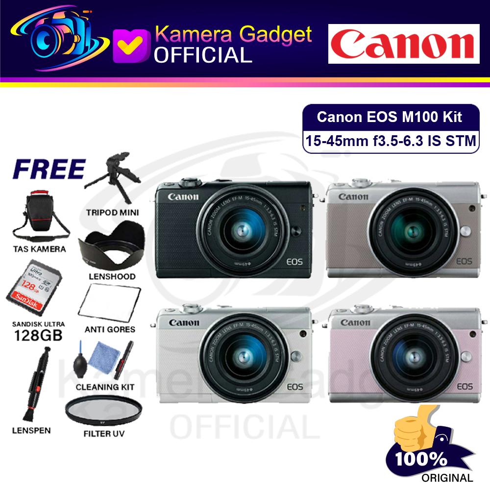 CANON EOS M100 W EF-M15-45 IS STM Kit Interchangeable Lens CANON EOS M100 W EF-M15-45 IS STM Kit Interchangeable Lens