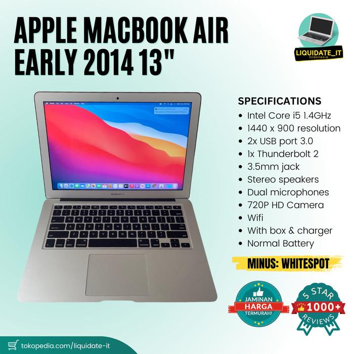 美品/動作品 MacBook Air 11.6-inch, Early 2014（MacBook Air (11 