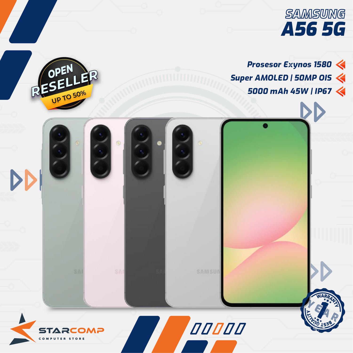 SIMフリー】Galaxy A56 5G｜12/256｜ピンク【新品】