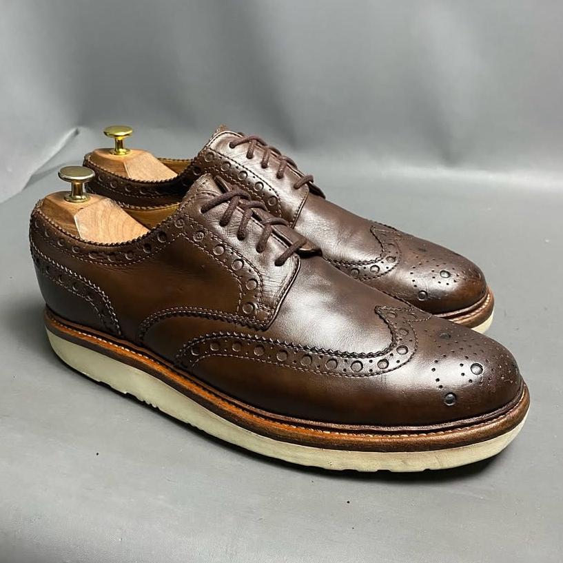 70s Grenson Genuine Hippo shot wing tip