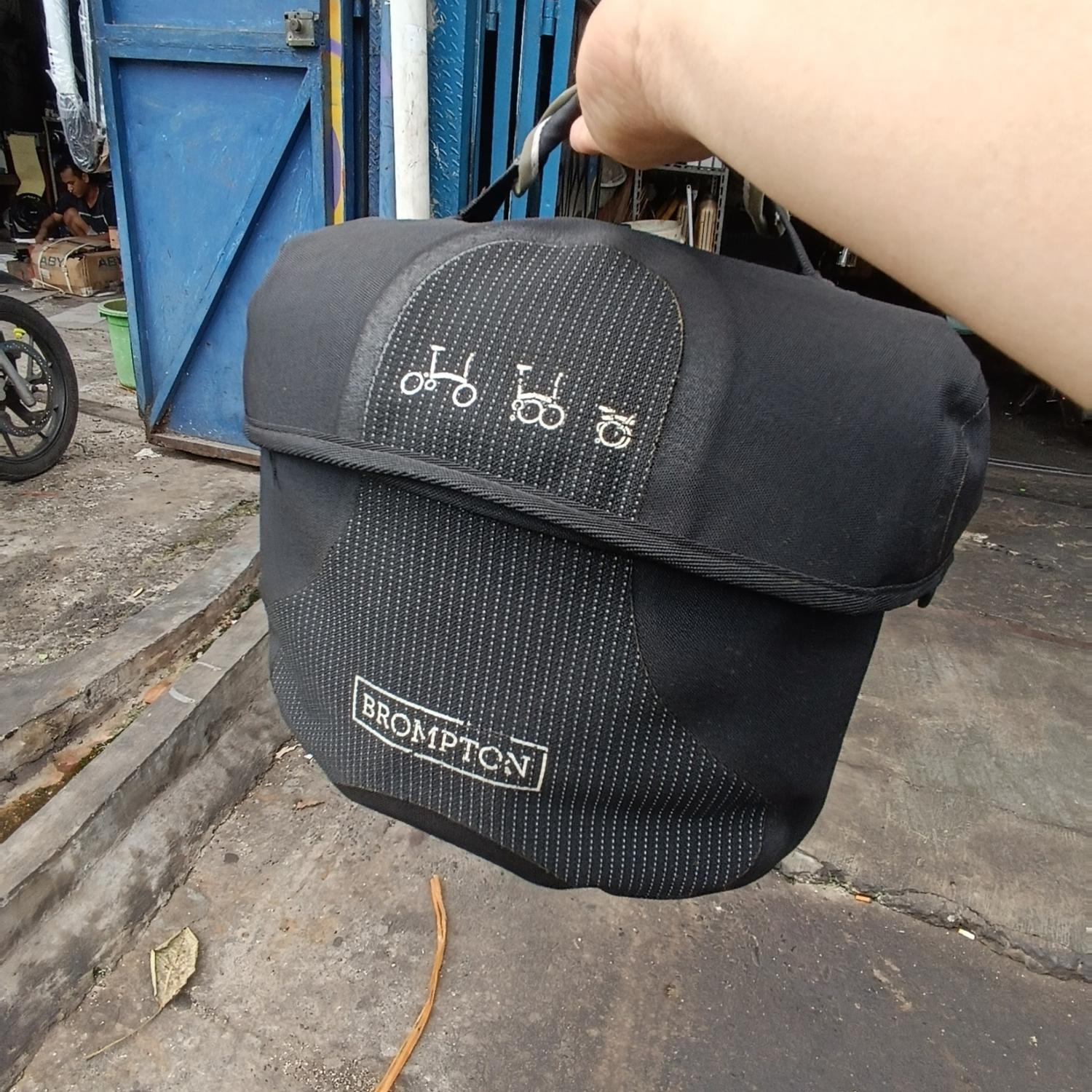 希少Brompton× ORTLIEB オルトリーブミニOバッグ ブラック ブロンプトン オルトリーブ ミニOバッグ ORTLIEB Mini O Bag