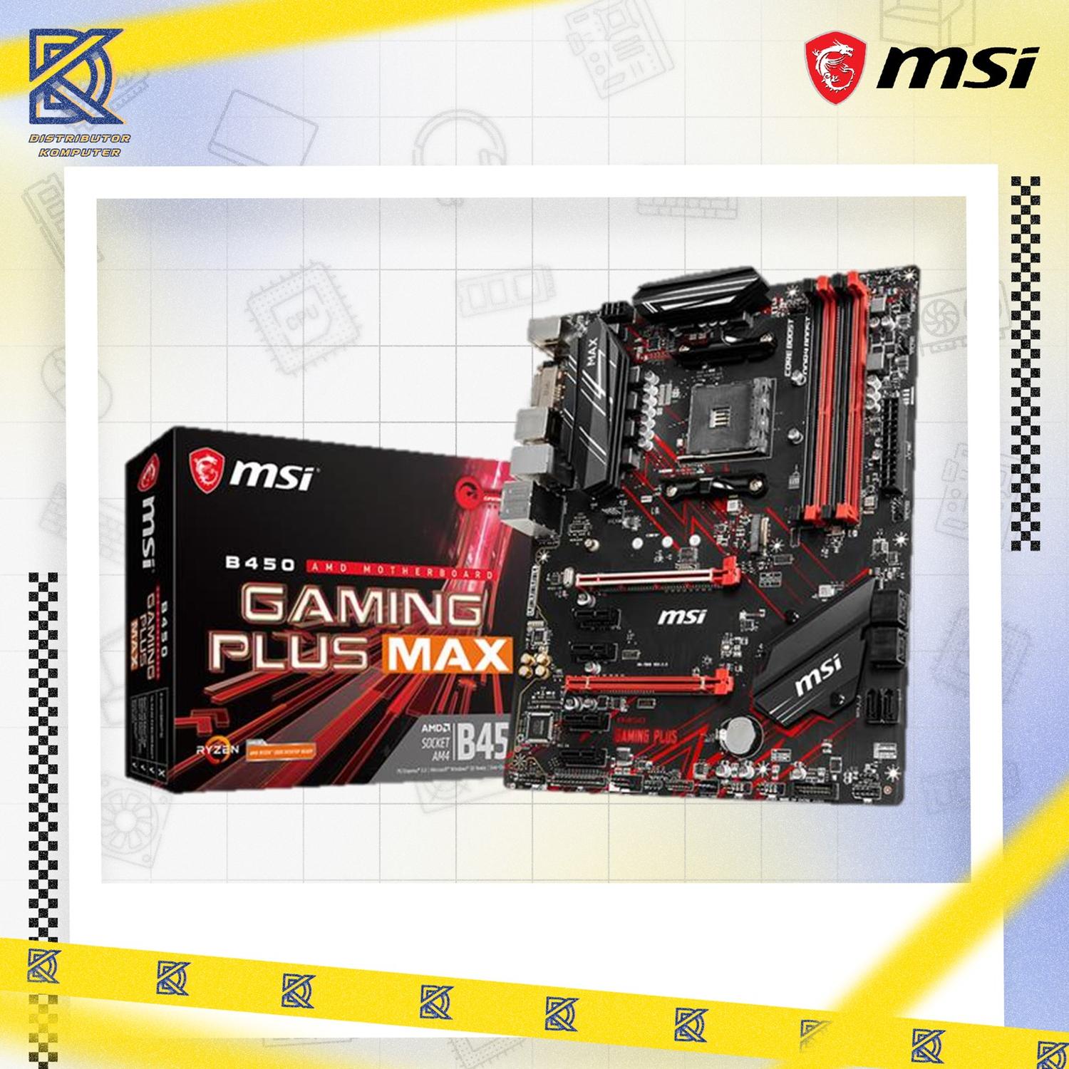 Gaming Plus Socket Am4 Amd B450 MSI X370 Gaming Plus AM4 ATX