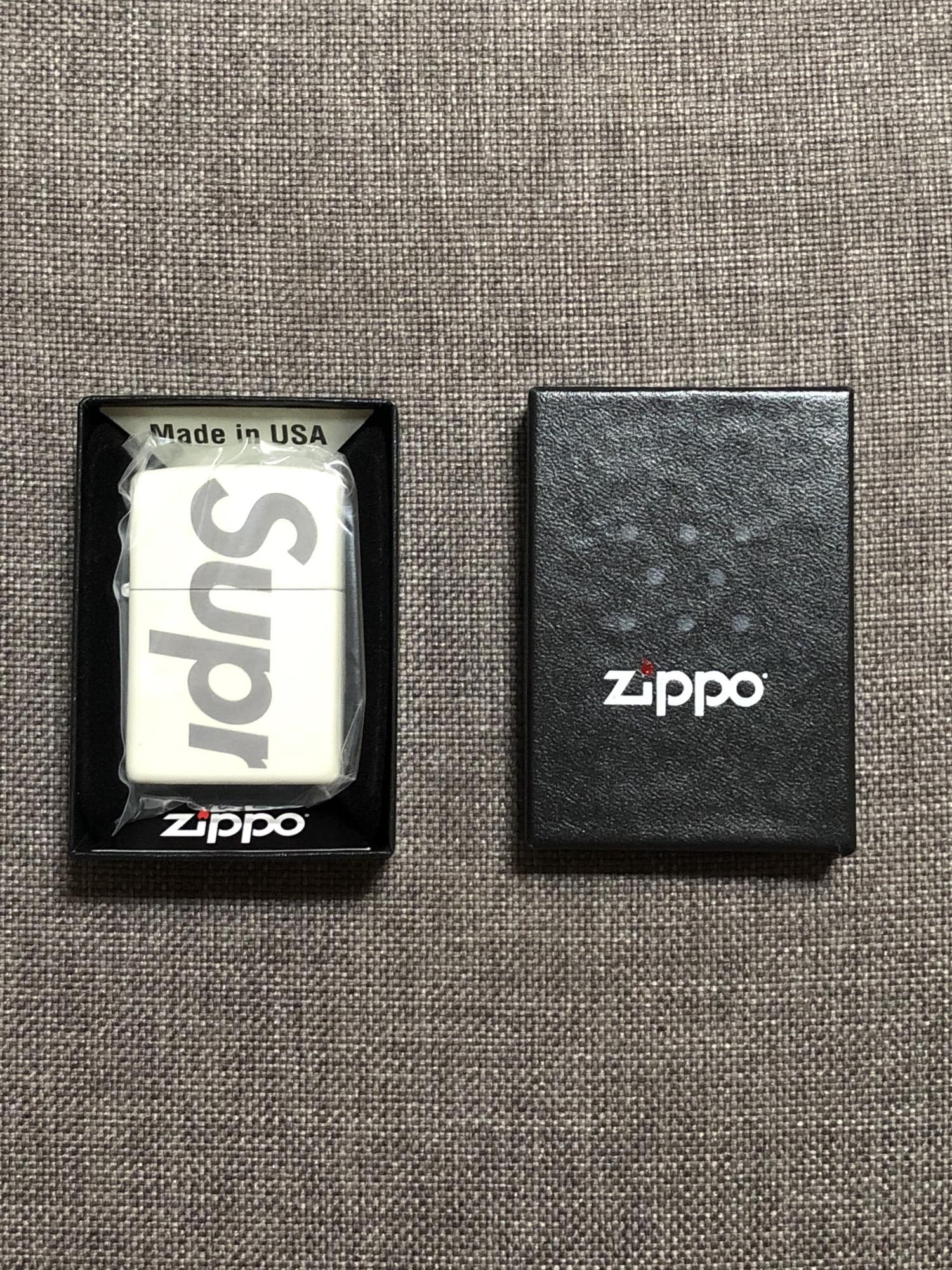 Zippo ライター Supreme 2018限定 ダイヤモンドプレート ロゴ Zippo ライター Supreme 2018限定 ダイヤモンドプレート ロゴ