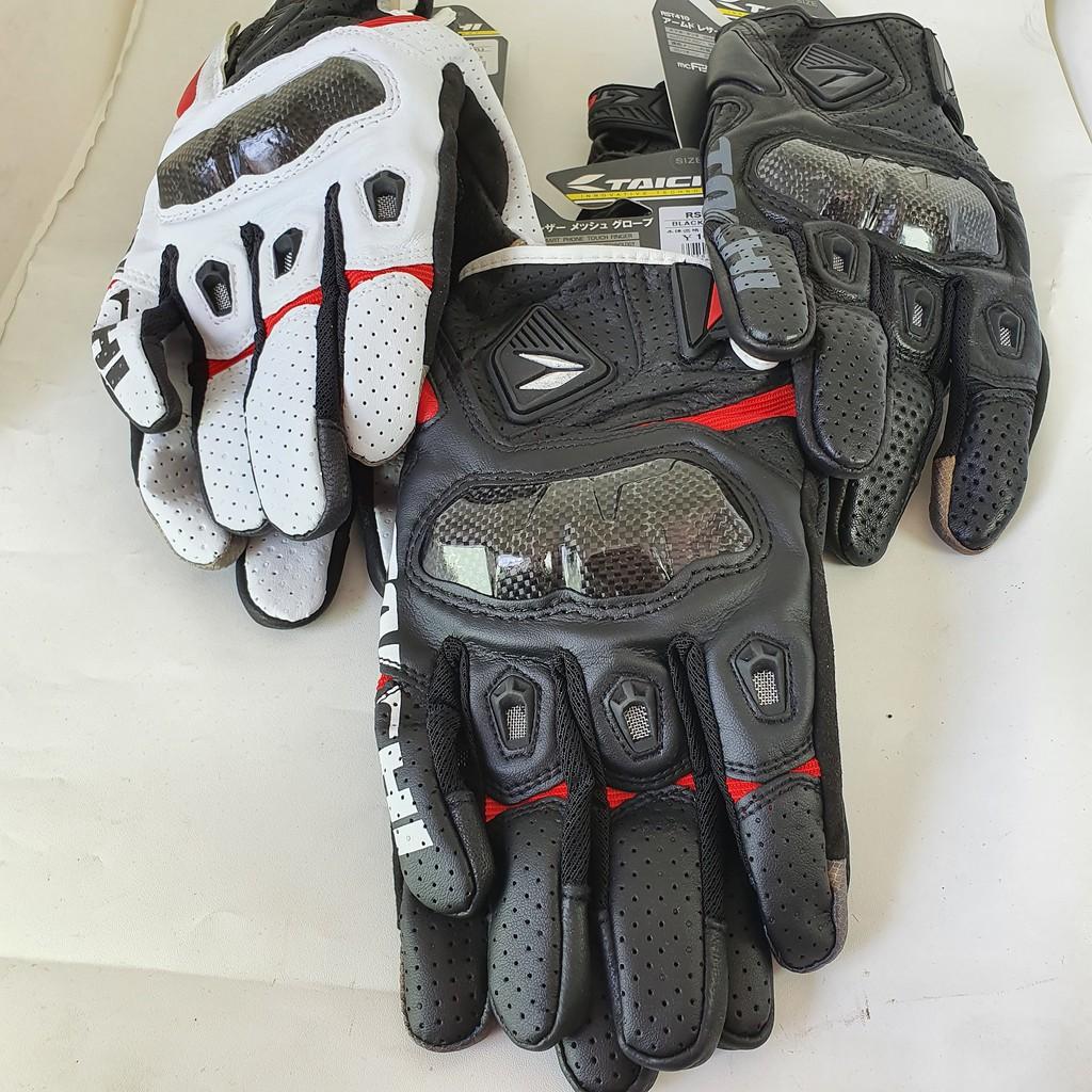 RSタイチ　メッシュレザーグローブ　ブラック　Lサイズ　新品未使用　RST392 RSタイチ(RS TAICHI) バイク ライディンググローブ 春夏 メッシュ通気性 タッチパネル対応 プロテクター内蔵 カーボン WRX PRO  エアーグローブ RST465 ALL BLACK S