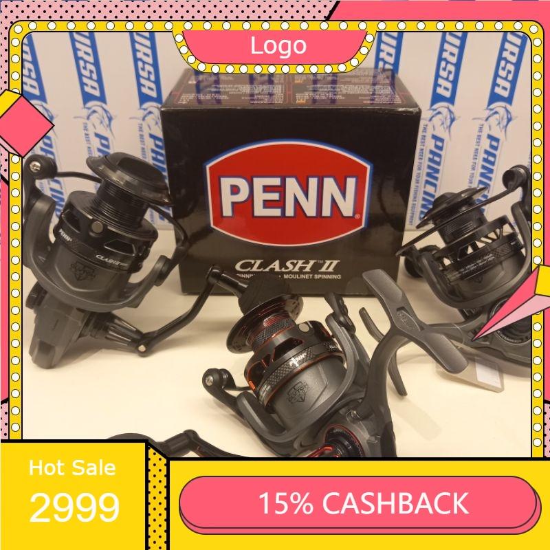 PENN Clash II スピニングフィッシングリール並行輸入 PENN Clash II スピニングフィッシングリール グレー⁄ブラック 5000