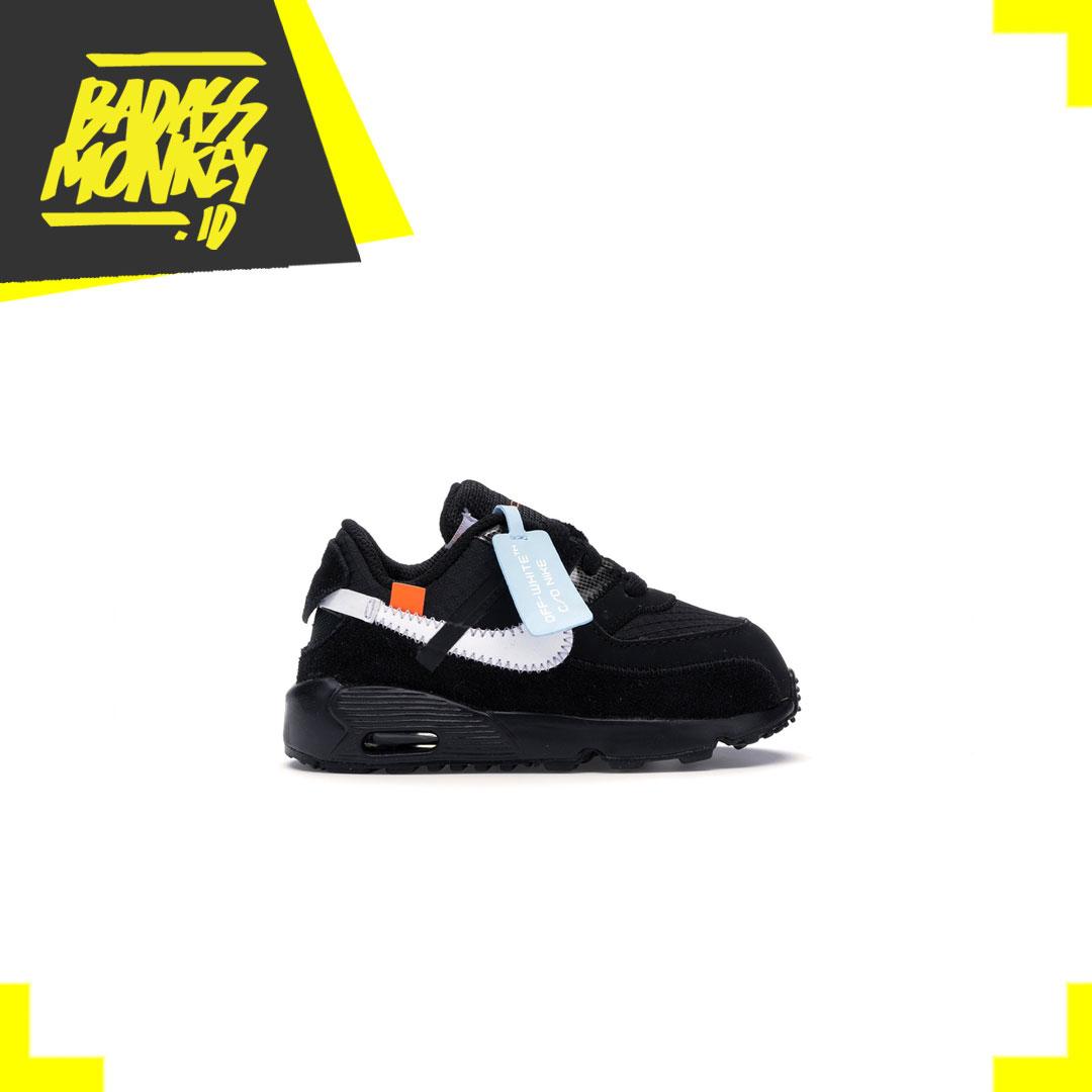 Sepatu Black Off-white X 'air Max 90 Air Max Nike 85 Off