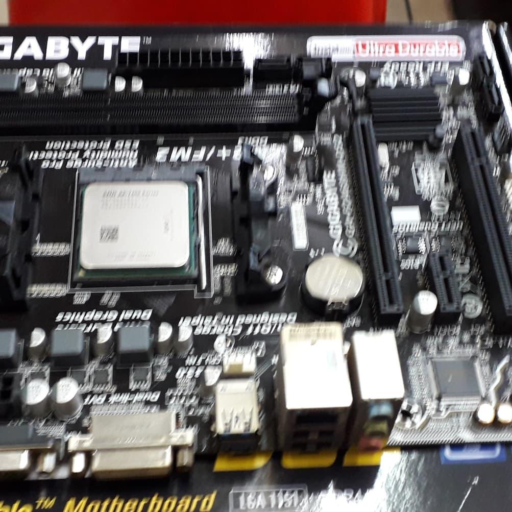 Gigabyte A68 Motherboard AMD A6 7480 FM2+ Desktop Processor