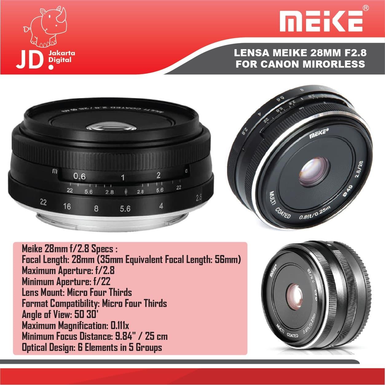 Meike MK 28mm F2.8 富士フィルムXマウント用 Meike 28mm 2,8