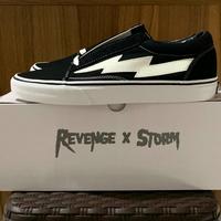 revenge x storm vans blue bandana