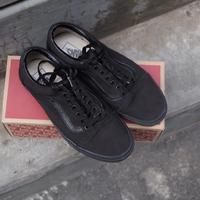 triple black vans platform