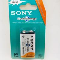 Baterai kotak 9V 450mAh #178 rechargeable cas charger batre batre