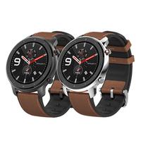 Xiaomi Amazfit GTR 47 Mm 42 Mm GPS Smart Watch Pria 5ATM Tahan Air 24 Hari  Baterai AMOLED Layar 12 sport Mode Musik|Jam Tangan pintar| - AliExpress
