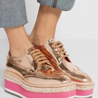 prada sneakers gold