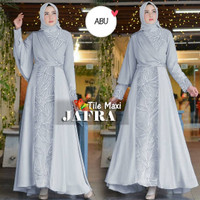 maxi jafra tile gamis mewah wanita