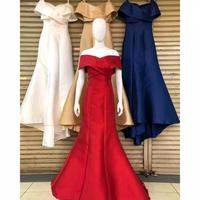 Jual Long Dress Satin Model \u0026 Desain 