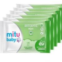 Tisu Basah Mitu Baby Antiseptik Wipes 10's