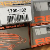 RB Concept X12 Turbo tuned pipe 1:10 RC Nitro on road