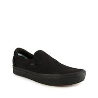 triple black vans platform