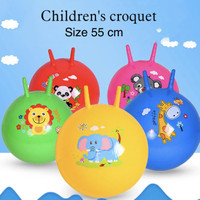 PANACHE Jumping Ball with Handle size 55cm Bola Sport Anak Bola Terapi