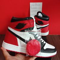 NIKE Air Jordan 1 Retro High Satin Black Toe US 7.5 | iStyle