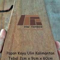 Papan Decking Kayu Ulin Kalimantan Tebal 2CM Panjang 60CM