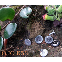 Rivet Jeans Polos Dobel 9mm Besi Aksesoris Per Lusin R58