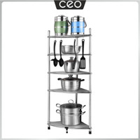 CEO Rak Segitiga Stainless Steel Rak Peralatan Dapur Tingkat Serbaguna