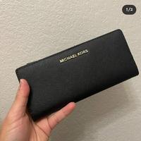 MK purple wallet