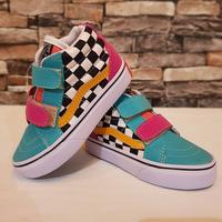 platform rainbow vans