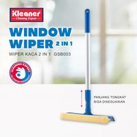 Kleaner Alat Pembersih Kaca 2 in 1 / Window Wiper Teleskopik