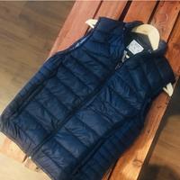 blue puffer vests