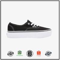 vans authentic platform all black